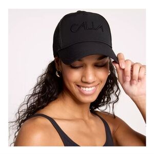 New CALIA Women's Black Trucker Cap OS Retail $28